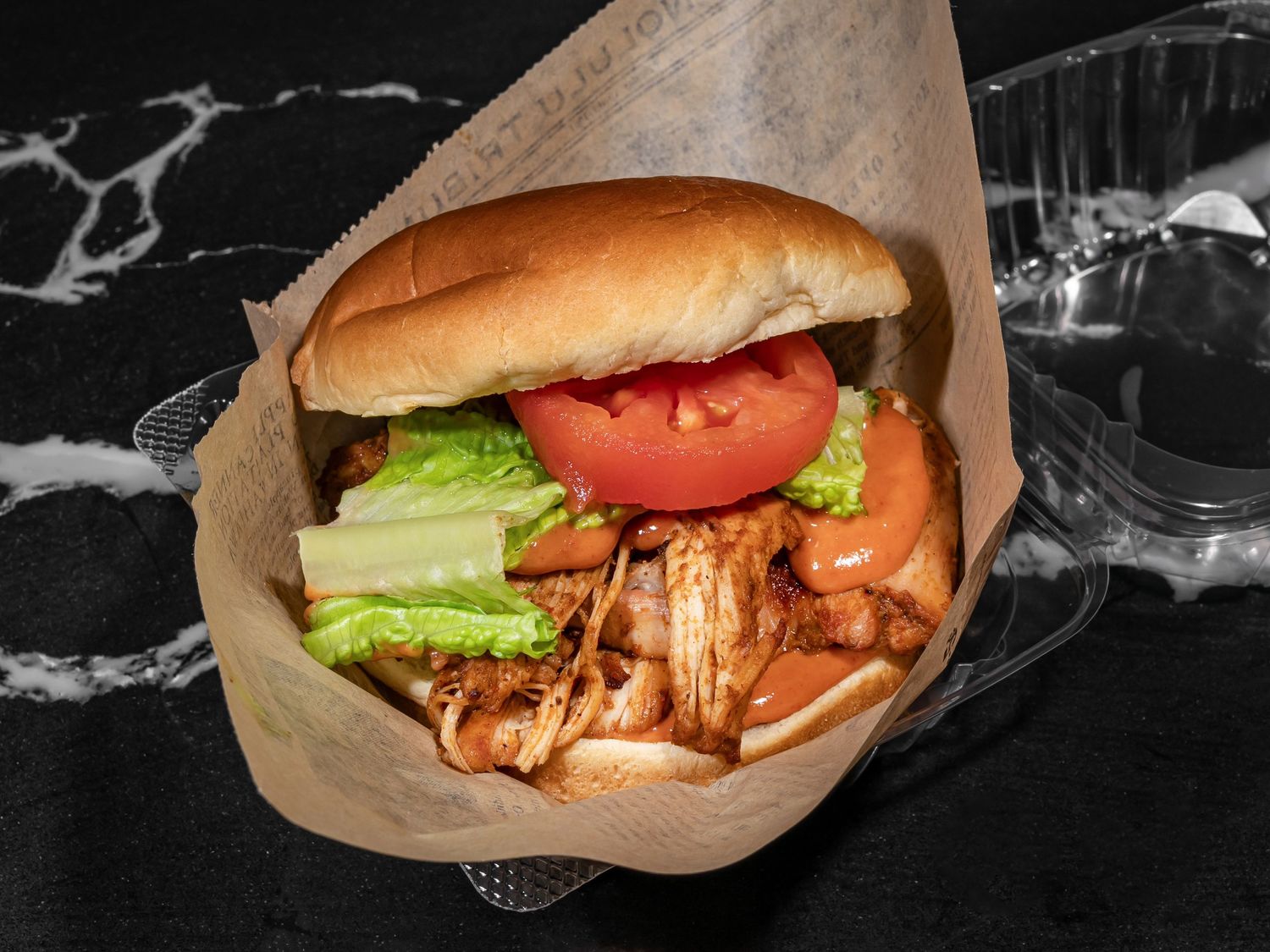 Chicken Suya Burger