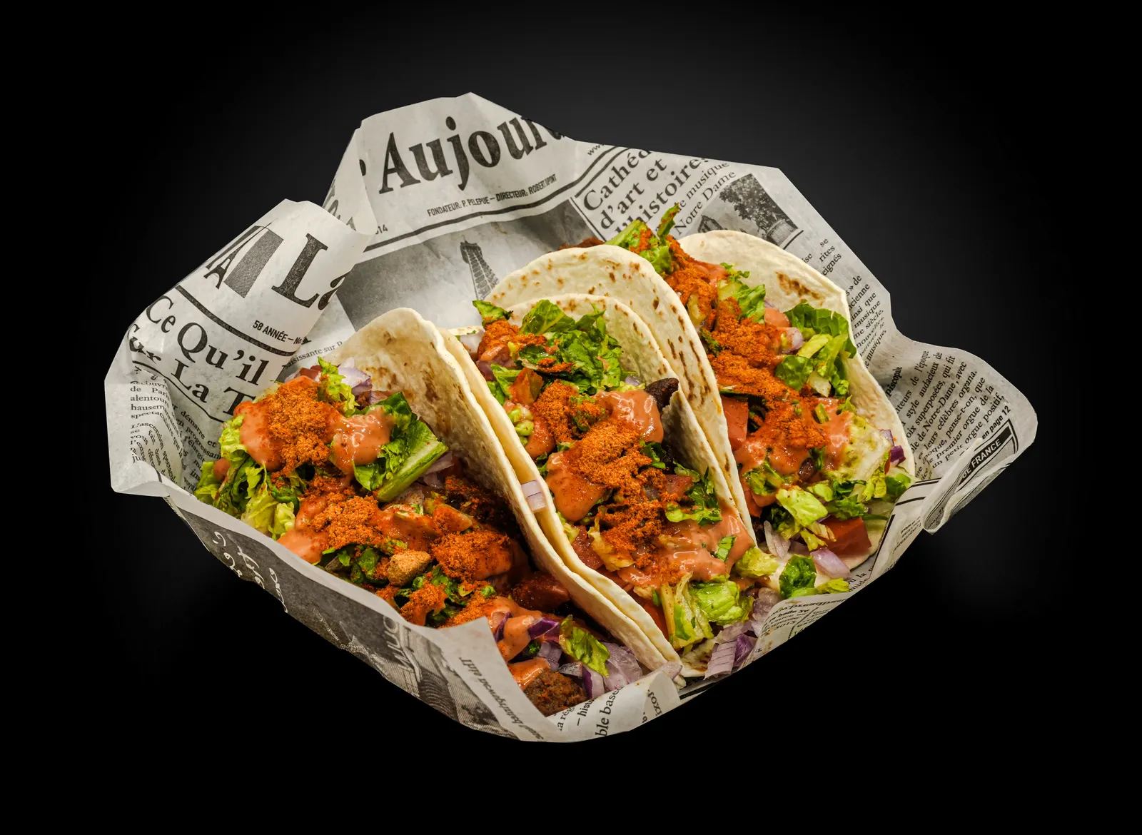 Chicken Suya Taco